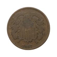 1867 Two Cent Piece