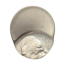 ERROR Jefferson Nickel - Off Center w/ Planchet Visible