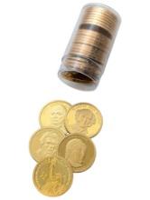Tube of 25 Mixed Presidential Dollars 2 of 2