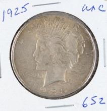 1925 Silver Peace Dollar - Uncirculated