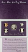 1993 US Mint Proof Set w/ COA