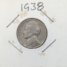 1938 Jefferson Nickel