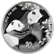 30g Fine .999 Silver Round - 2023 China Panda