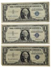 Lot of 3 - 1957 $1 Note - Silver Certificate