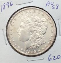 1896 Morgan Silver Dollar- AU