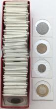 Large Lot of 100+ Foreign Coins in Flips - UK, Hungary, etc.