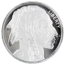 1 Ounce Fine .999 Silver Round - Buffalo