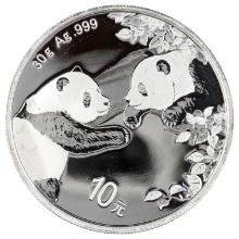 30g Fine .999 Silver Round - 2023 China Panda
