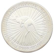1 Ounce Fine .999 Silver Round - 2016 Australia Kangaroo
