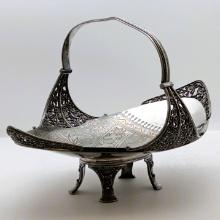 Vintage Silver Plated wine bottle holder