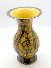 Edelsten Bavaria Yellow and Silver Vase - Stunning
