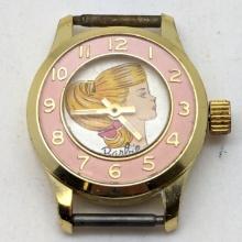 Retro Barbie Watch Face-Swiss Made