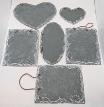 Slate Style Wall Mounts - Hearts, Square, oval etc.
