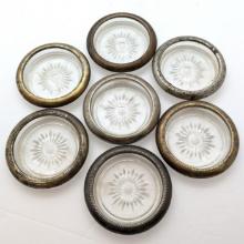 Lot of 7 Coasters - Marked Italy
