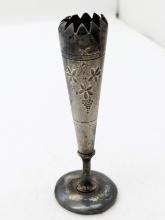Late 1800's Gothic Candle Holder with Fluted Top