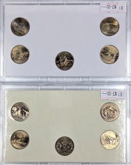 Lot of 2 Historic US Commemorative State Quarters 2005-2007