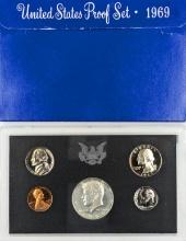 1969 Silver US Mint Proof Set - w/ Silver JFK
