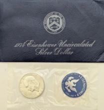 1974 Eisenhower " Ike" Uncirculated Silver Dollar