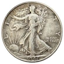 1947 Silver Walking Liberty Half Dollar