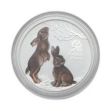1/2 oz Fine .999 Silver Round - 2023 Australia Rabbit