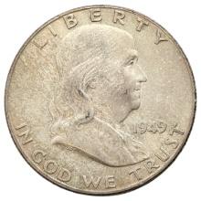 1949 Silver Franklin Half Dollar