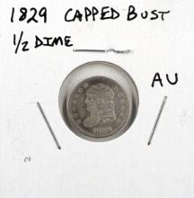 FEATURE 1829 Silver Capped Bust Half Dime