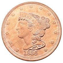 1 Ounce Fine .999 Copper Round - Liberty