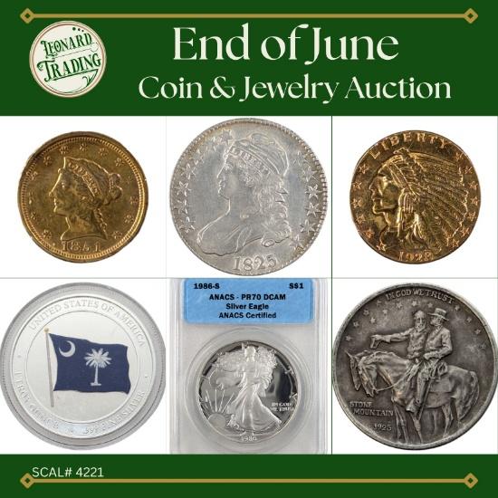 End of June Coin & Jewelry Auction