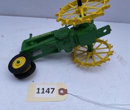 Toy John Deere Tractor with Farmer Figurine