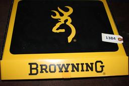 Browning Knife and Framed Deer Print in Original Box