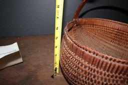 Oak splint buttocks basket