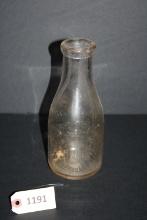 Antique Quart Milk Bottle, Roxboro, NC