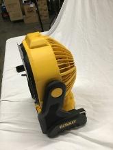 DeWalt Shop Site 20v Standard Battery Powered Adustable Fan, battery not included