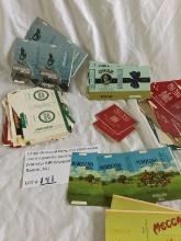 Large group of new, old stock never used cigarette pack wraps, original (variety)