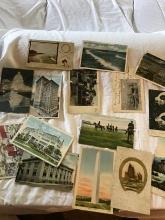 Group of 20 early Americana postcards (original)