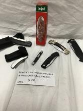 Group of 7 misc pocket knives