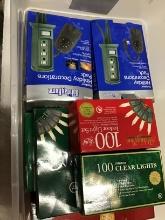 Large groups of new stock Christmas lights & deluxe power cords