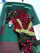 Large lot of Christmas décor, like new condition