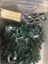 Huge amount of collectible, vintage Christmas bulbs and light strips (excellent)