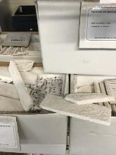 Huge group of faceables brick and stone with shelf unit