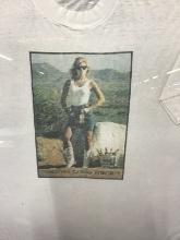 Rare framed Miller Cowgirl  t-shirt "Wanna Long Neck"?