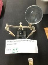 Vintage working professional jewelry support tool
