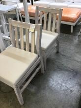 Brand new pair of all weather outdoor side chairs