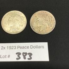 2-1923 Peace Dollars