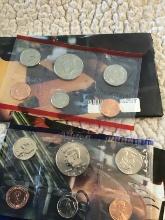 Vintage US Coin Sets, Variety in original packaging