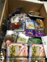 Large factory box full of new, old stock (sealed) TY Beanie Babies