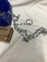 Group of 7 Brand New Chains in Boxes, bin included