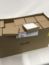 Case of jewelry gift boxes with lining