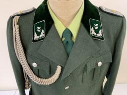 GERMANY THIRD REICH FORESTRY OFFICER DRESS UNIFORM WITH PANTS 1937 DATED