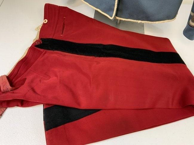FRENCH HUSSAR UNIFORM PELISSE JACKET AND RED PANTS